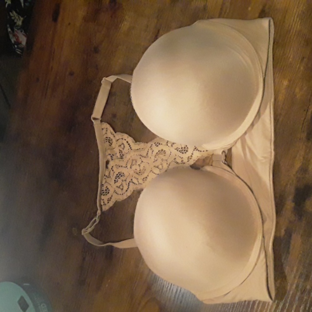 NWOT 34D Victoria's Secret Brown Front Closure Padded Underwire gorgeous Bra